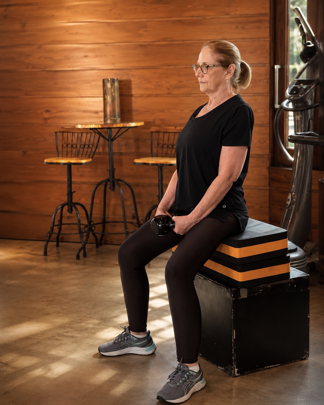 Aluna treinando com acompanhamento na Zuchii Fit